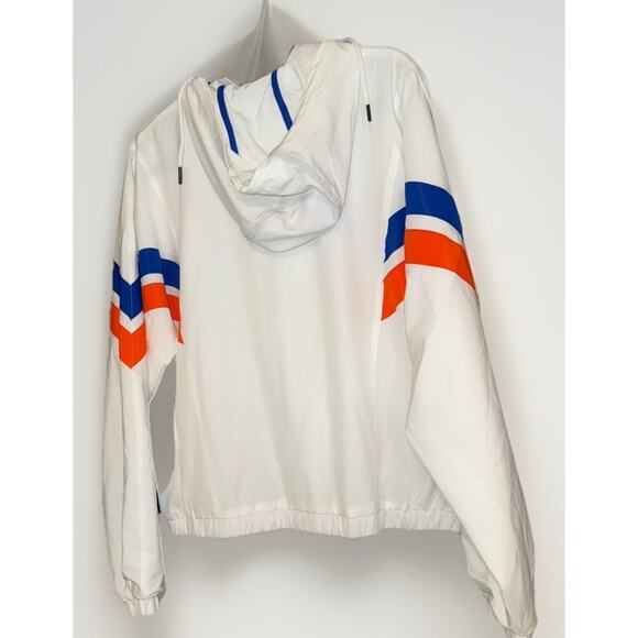 Boise State Broncos Jacket Unisex XL White Mascot Track Windbreaker Full Zip - Picture 2 of 7